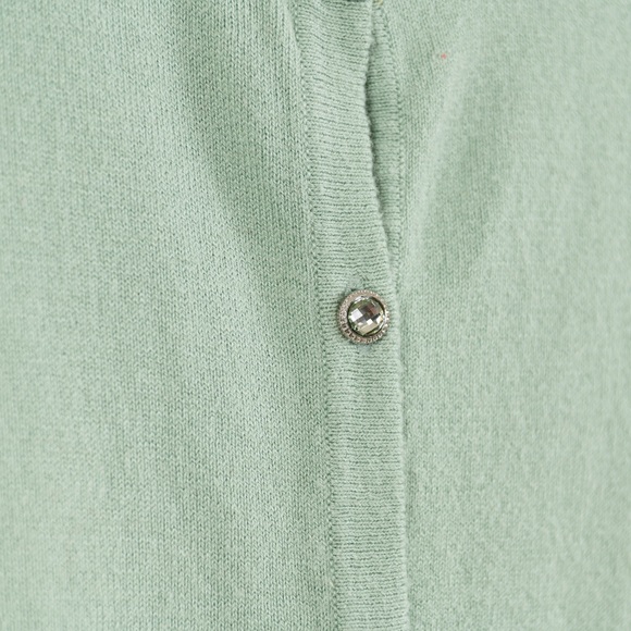 New York & Company green cardigan buttons down size XL - Picture 7 of 13
